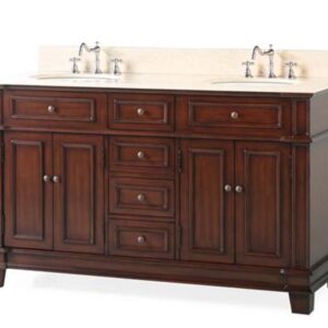 60 Sanford Double Sink Bathroom-Vanity-Mirrors-Set-CF-3048M-60MIR-flooringworldonline.com