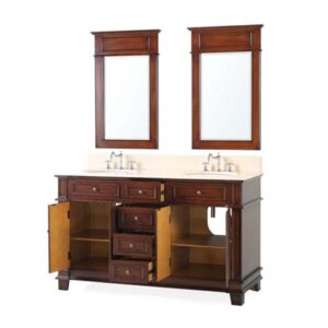 60 Sanford Double Sink Bathroom-Vanity-Mirrors-Set-CF-3048M-60MIR-flooringworldonline.com