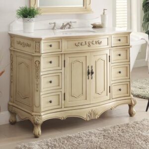 42  Pastel Beige Fairmont Vanity - BC-3905W-LT-42