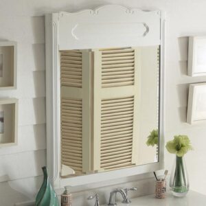34 Knoxville White Bathroom Vanity Mirror MR-1522W