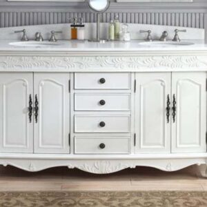 63-Antique-White-Classic-Double-Sink-Florence-Vanity-HF-036XLW-AW-flooringworldonline.com