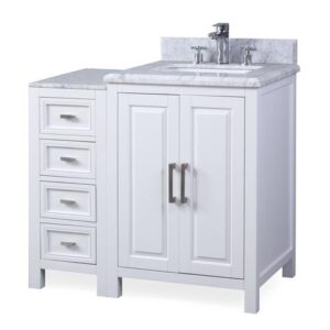 36-Fletcher-White-Modern-Vanity-and-Console-ZK-8154A+B-flooringworldonline.com