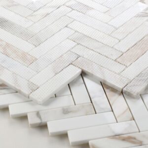 Herringbone-Calacatta-Gold-Polished-11.25x11.25-flooringworldonline.com