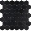 Hexagon-Marquina-2x2-Honed-12x12-flooringworldonline.com