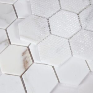 Hexagon-Calacatta-Gold-Honed-2x2-11.75x12-flooringworldonline.com