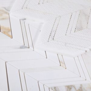 Chevron-Ravenna-Calacatta-11.75x12.25-flooringworldonline.com