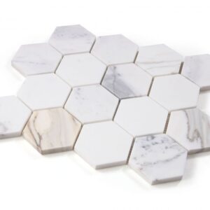 Hexagon-Calacatta-Gold-Honed-3x3-10x11.5-flooringworldonline.com