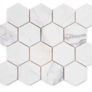 Hexagon-Calacatta-Gold-Honed-3x3-10x11.5-flooringworldonline.com