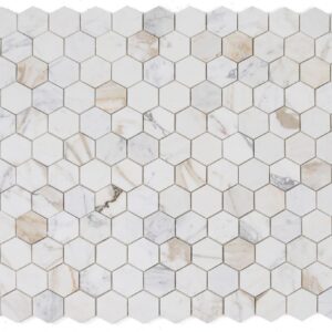 Hexagon-Calacatta-Gold-Honed-3x3-10x11.5-flooringworldonline.com