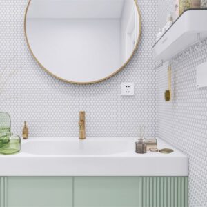 Penny-Round-White-Matte-11.5x12.25-flooringworldonline.com