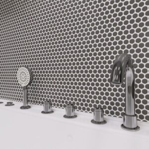 Penny-Round-Dark-Grey-Matte-11.5x12.25-flooringworldonline.com