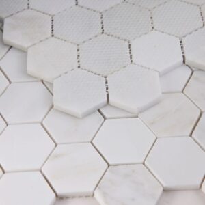 Hexagon-Snow-White-Polished-2x2-11.75x11.75-flooringworldonline.com