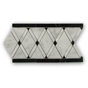 MAJESTIC-BORDER-WHITE-CARRARA&LIGHTGRAY&BLACK-flooringworldonline.com