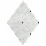 MJ-AMINA-WHITE-CARRARA-WHITE-THASSOS&BARDIGLIO-DOTS-flooringworldonline.com