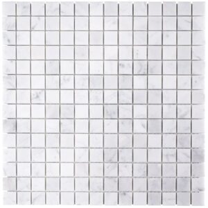 WHITE-CARRARA-3-4X3-4-SQUARES-flooringworldonline.com