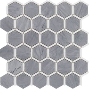 HONEYCOMB-BURLINGTON-GRAY-&-WHITE-THASSOS-flooringworldonline.com