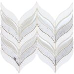 BOTANIC-WINTER-WHITE-CARRARA-WHITE-THASSOS-IRIDESCENT-WHITE-GLASS-flooringworldonline.com