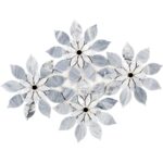 MJ-RAIN-FLOWER-BARDIGLIO-NOUVELATO-WHITE-CARRARA-WITH-BLACK-JADE-DOT-flooringworldonline.com