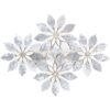MJ-RAIN-FLOWER-WHITE-CARRARA, WHITE THASSOS WITH-WHITE-CARRARA-DOT-flooringworldonline.com
