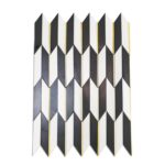 POLARIZED-BRASS-LINE-WITH-WHITE-THASSOS-&-NERO-MARQUINA-flooringworldonline.com