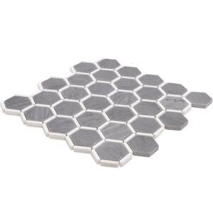 HONEYCOMB-BURLINGTON-GRAY-&-WHITE-THASSOS-flooringworldonline.com