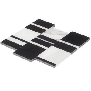 STEINWAY-BLANCO-NERO-MARQUINA-&-CALACATTA-GOLD-flooringworldonline.com