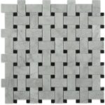 TRENZA-WHITE-CARRARA-&-BLACK-DOT-flooringworldonline.com