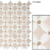 Thassos-white(oval)-Emp-Light(dots)-Cre-flooringworldonline.com